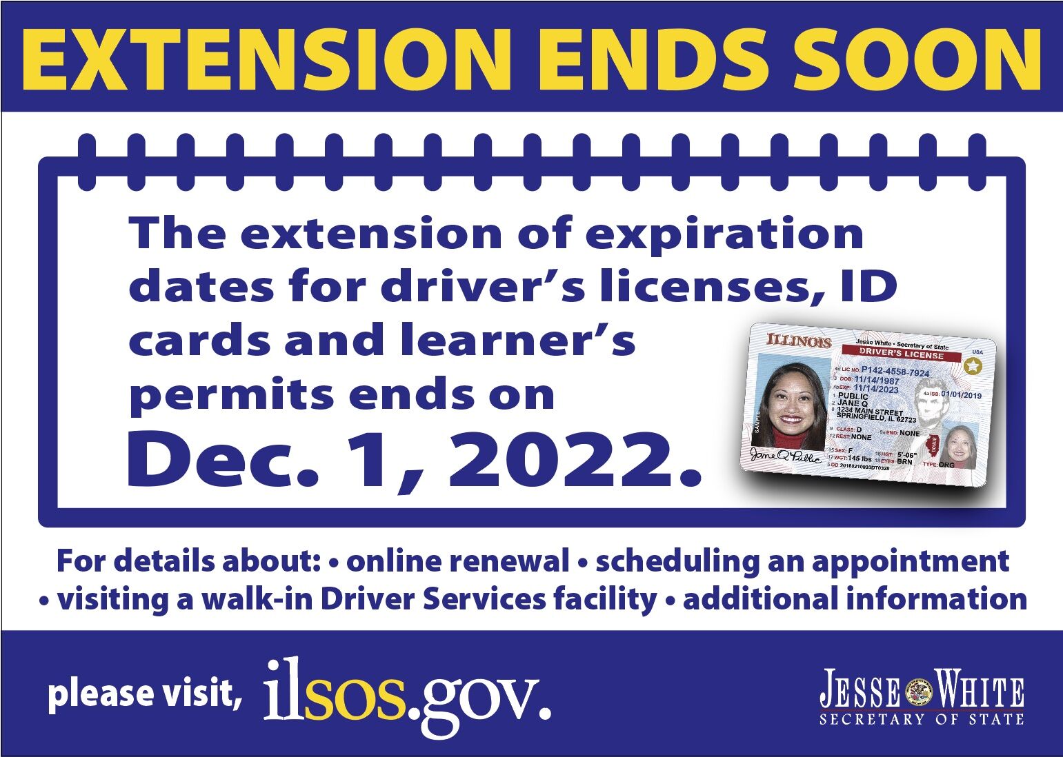 Renew Illinois State Id Card Online